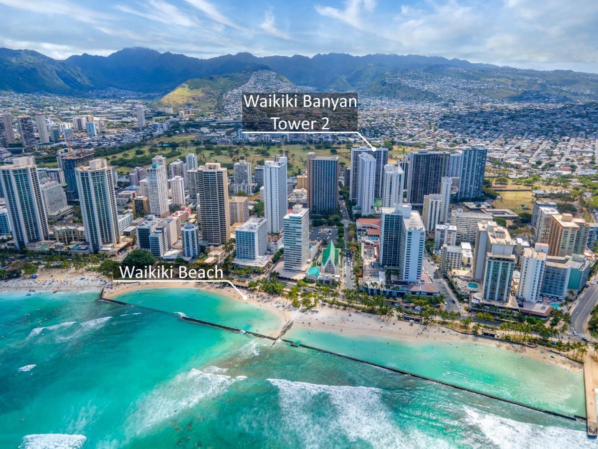 1Br With Great Ocean Views, 1 Block To Waikiki Beach Honolulu Eksteriør bilde