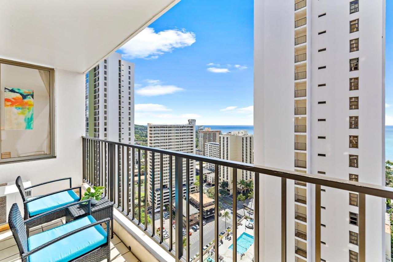 1Br With Great Ocean Views, 1 Block To Waikiki Beach Honolulu Eksteriør bilde