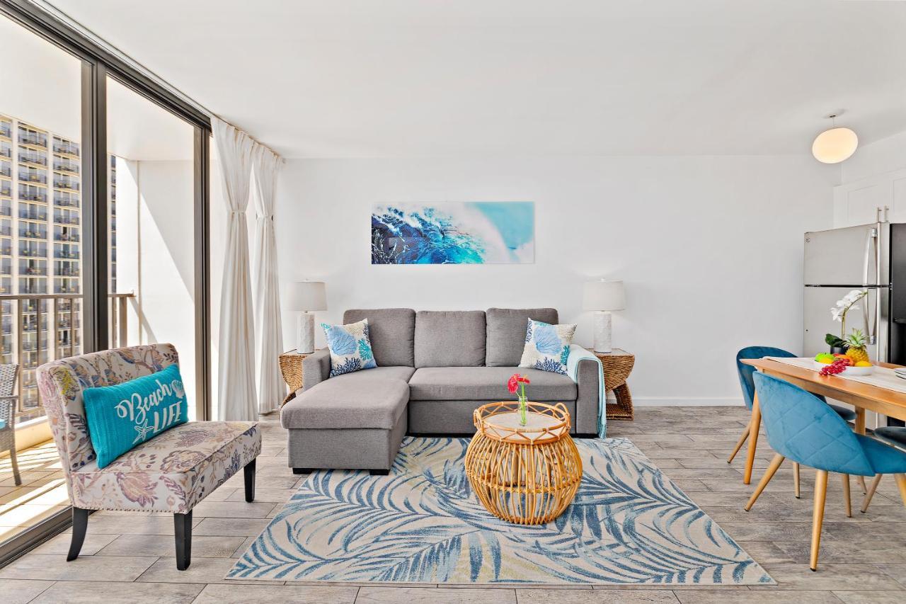 1Br With Great Ocean Views, 1 Block To Waikiki Beach Honolulu Eksteriør bilde