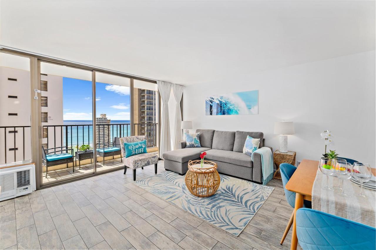 1Br With Great Ocean Views, 1 Block To Waikiki Beach Honolulu Eksteriør bilde