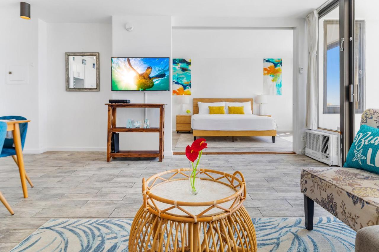 1Br With Great Ocean Views, 1 Block To Waikiki Beach Honolulu Eksteriør bilde