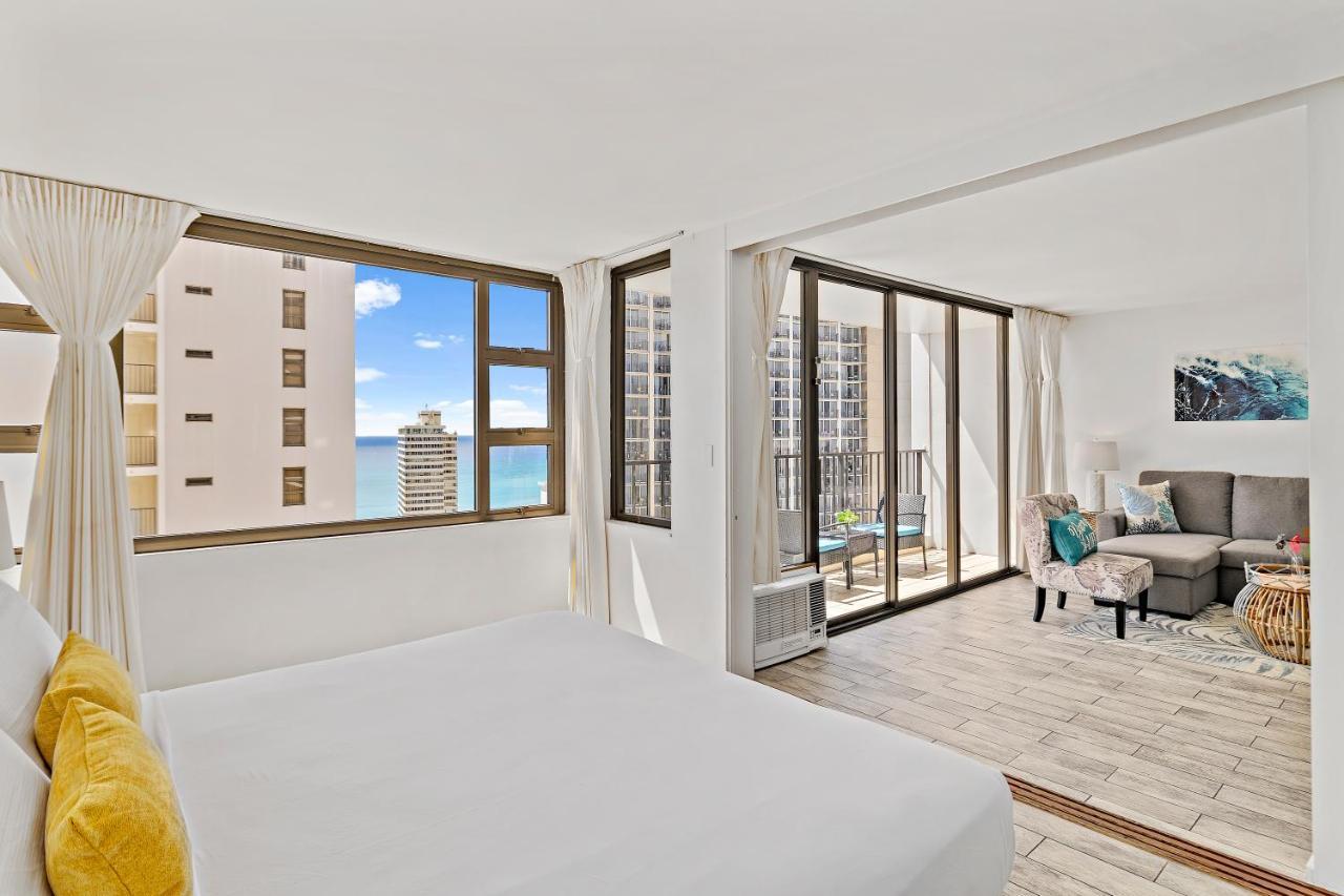 1Br With Great Ocean Views, 1 Block To Waikiki Beach Honolulu Eksteriør bilde