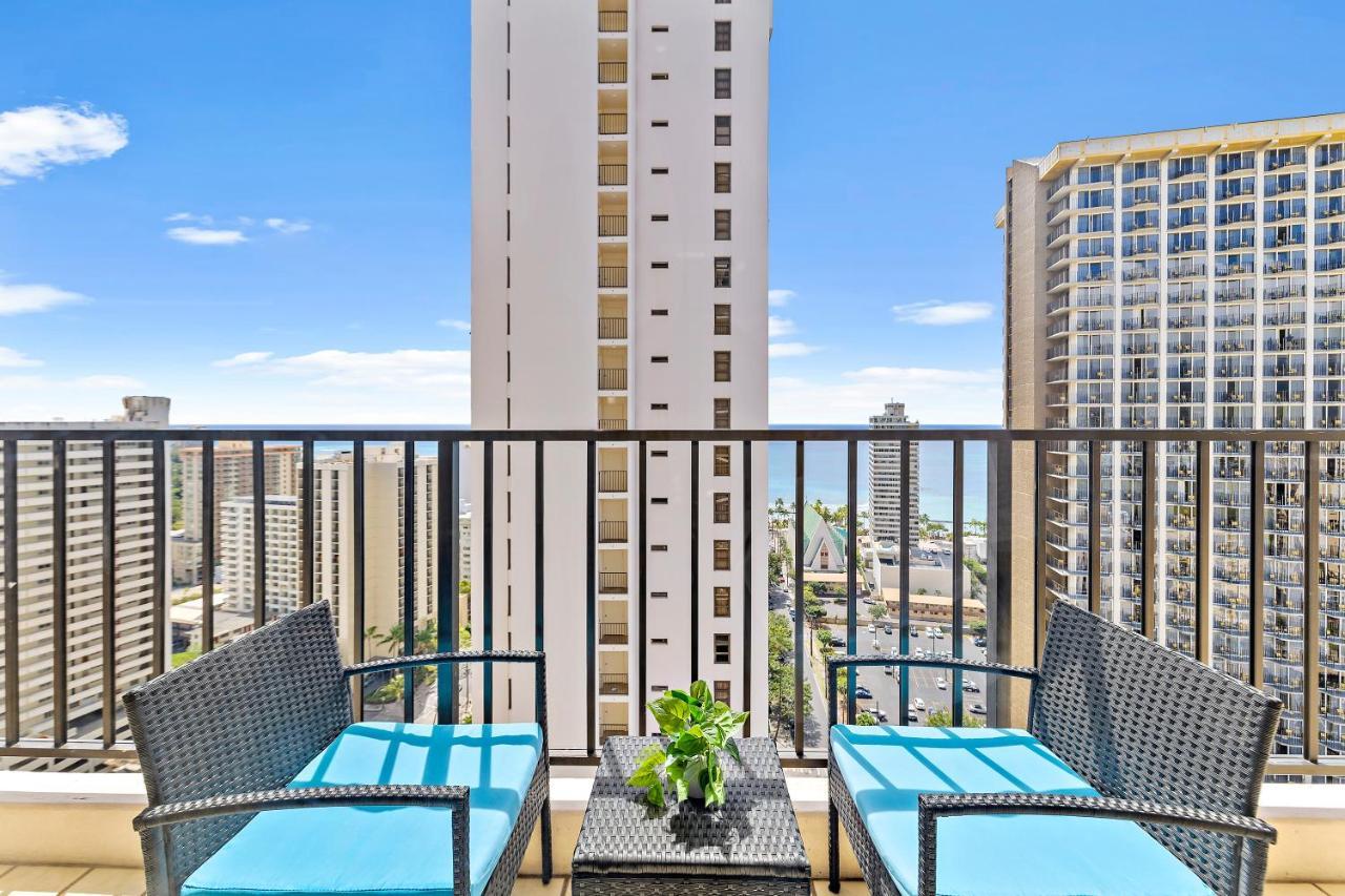1Br With Great Ocean Views, 1 Block To Waikiki Beach Honolulu Eksteriør bilde