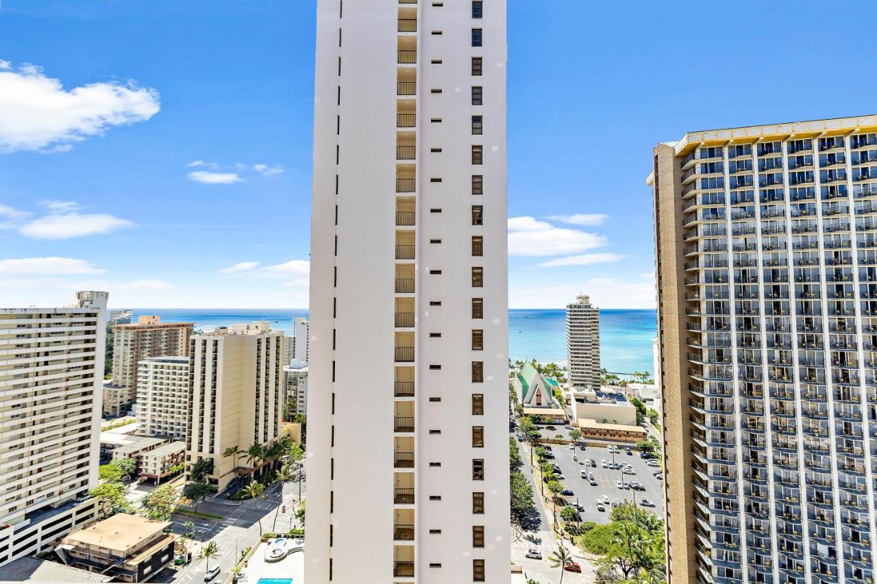 1Br With Great Ocean Views, 1 Block To Waikiki Beach Honolulu Eksteriør bilde